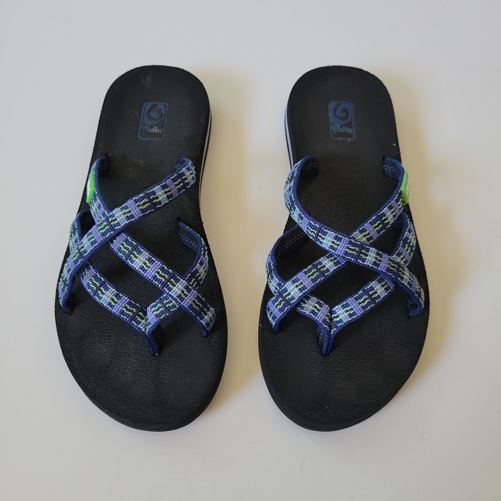 Teva Olowahu Flip Flop Sandals 5 Purple Boho Casual Comfort Gorpcore Outdoorsy